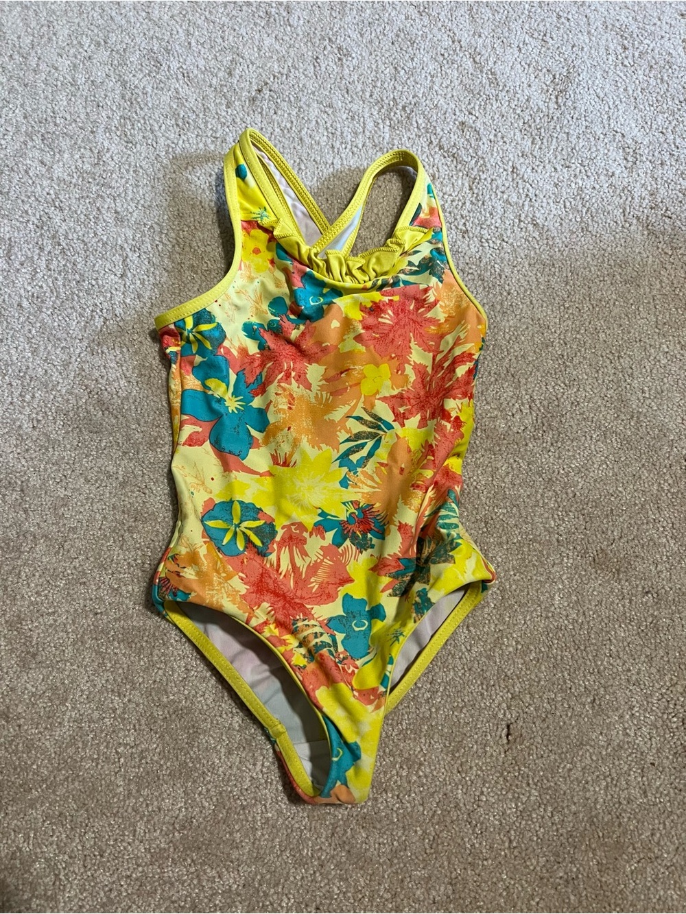 Patagonia Girl’s Floral Swimsuit One Piece size 2T
